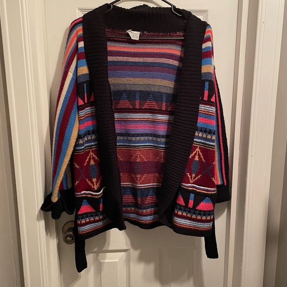 kmart Sweaters Vintage 97s 1980s Acrylic Kmart Cardigan Sweater In